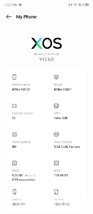 Infinix hot 30